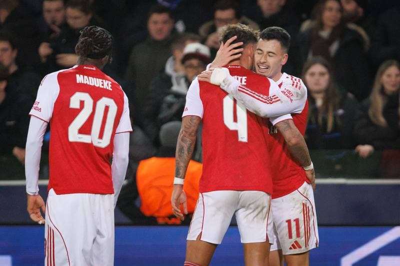 Football. UEFA Champions League. Club Brugge - Arsenal. 10.12.2025