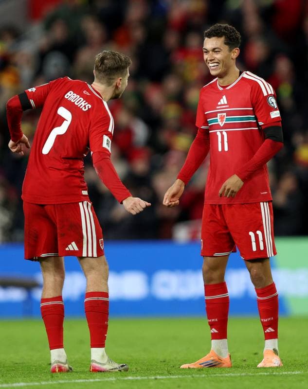 Football. 2026 FIFA World Cup Qualifiers. Wales - North Macedonia. 18.11.2025