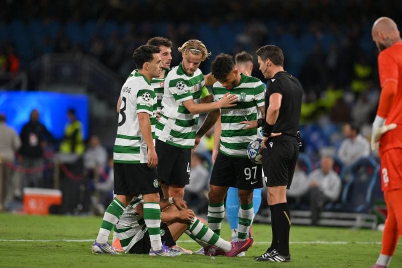 Football. UEFA Champions League. Napoli - Sporting CP. 01.10.2025