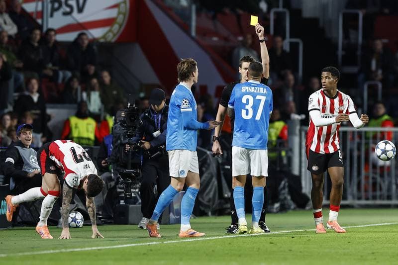 Football. UEFA Champions League. PSV Eindhoven - Napoli. 21.10.2025