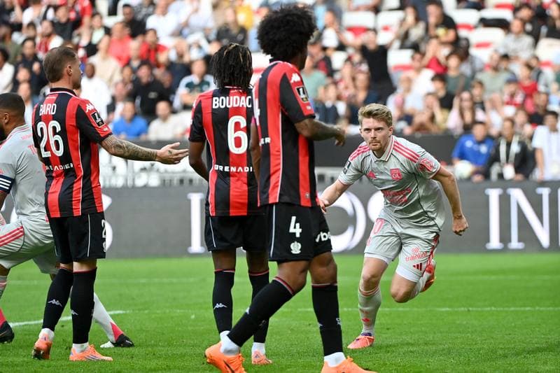 Football. Ligue 1 McDonald's. OGC Nice - Olympique Lyonnais. 18.10.2025