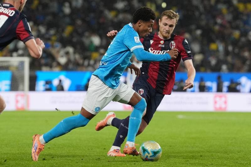 Football. EA Sports FC Supercup. Napoli - Bologna. 22.12.2025