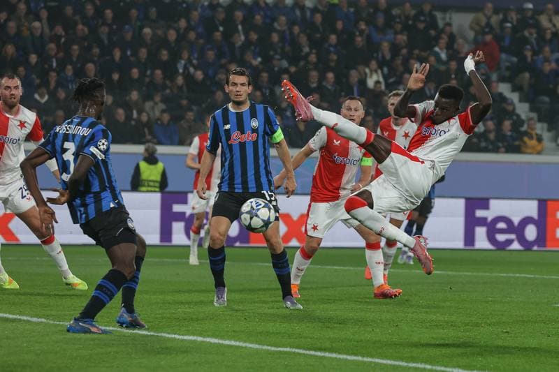 Football. UEFA Champions League. Atalanta - SK Slavia Prague. 22.10.2025