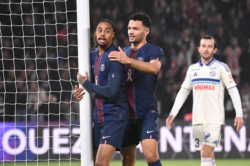Football. Ligue 1. Paris Saint-Germain - RC Strasbourg Alsace. 17.10.2025