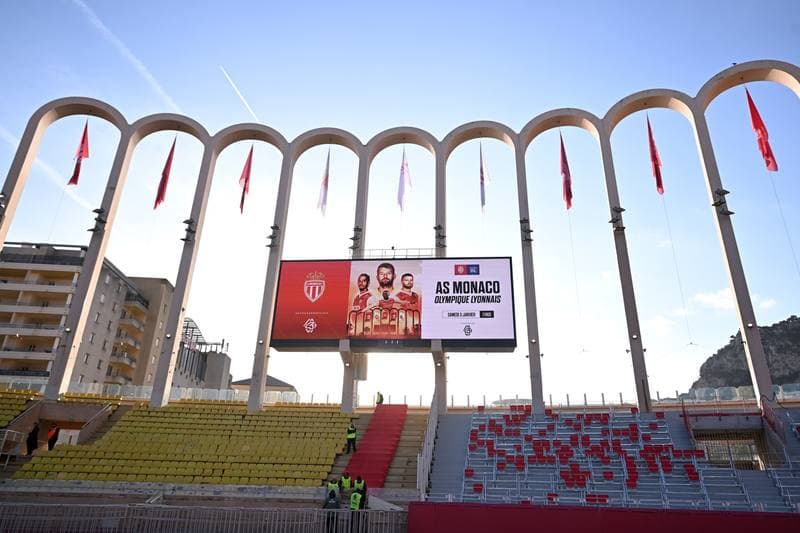 Football. Ligue 1 McDonald's. AS Monaco - Olympique Lyonnais. 03.01.2026
