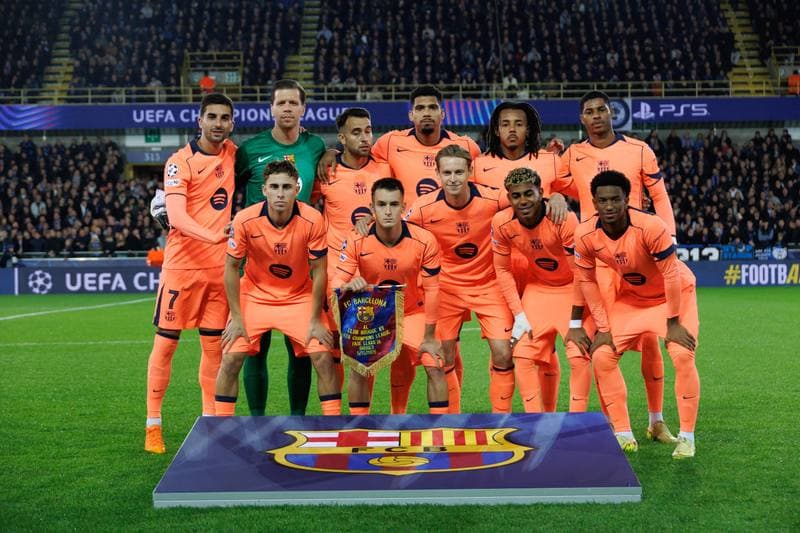 Football. UEFA Champions League. Club Brugge - Barcelona. 05.11.2025
