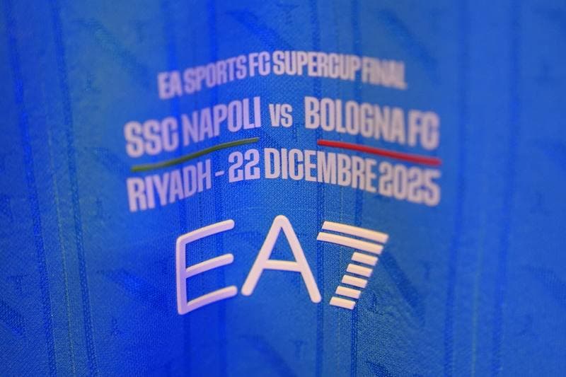 Football. EA Sports FC Supercup. Napoli - Bologna. 22.12.2025