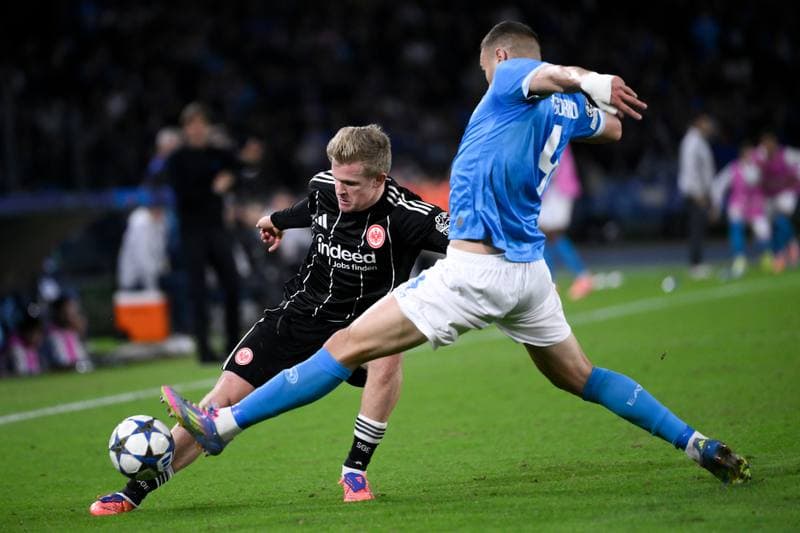 Football. UEFA Champions League. SSC Napoli - Eintracht Frankfurt. 04.11.2025