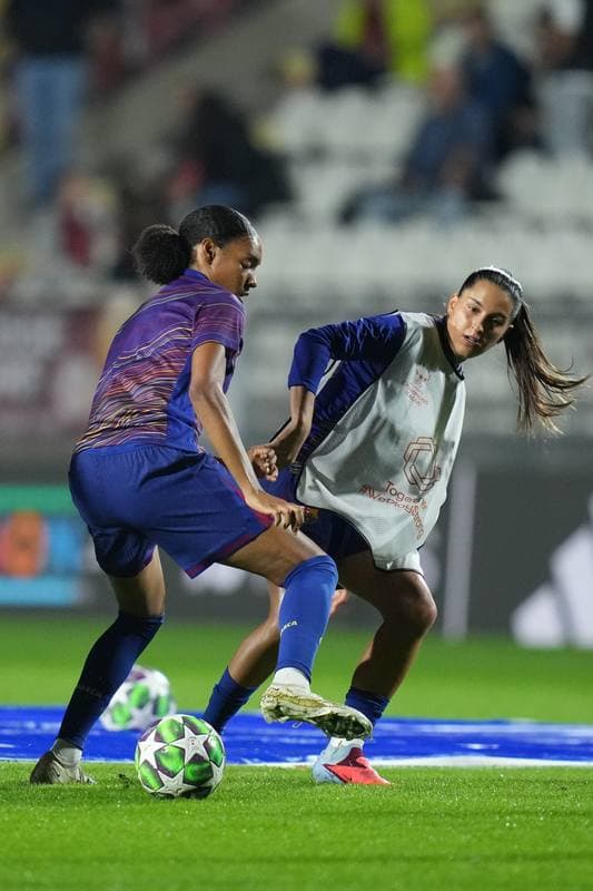Football. UEFA Women's Champions League. AS Roma - FC Barcelona. 15.10.2025