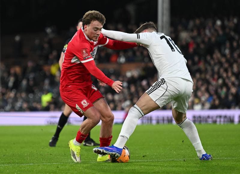 Football. Emirates FA Cup. Fulham - Middlesbrough. 10.01.2026