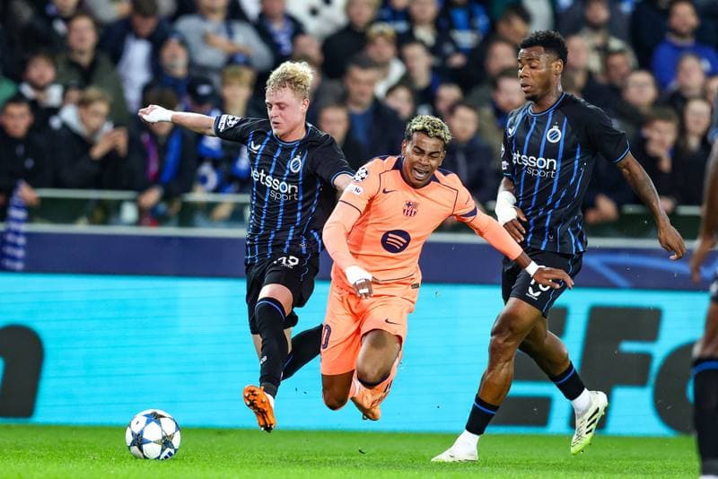 Football. UEFA Champions League. Club Brugge - Barcelona. 05.11.2025