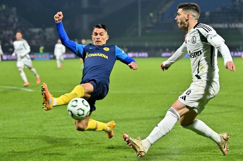 Football. UEFA Conference League. Celje - Legia Warsaw. 06.11.2025