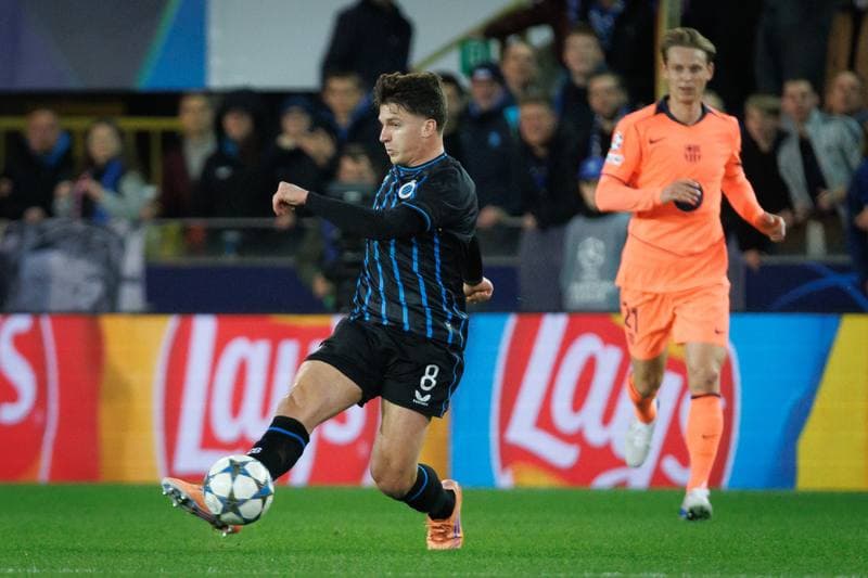 Football. UEFA Champions League. Club Brugge - Barcelona. 05.11.2025