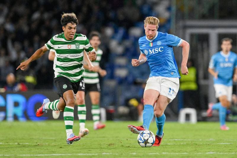 Football. UEFA Champions League. Napoli - Sporting CP. 01.10.2025