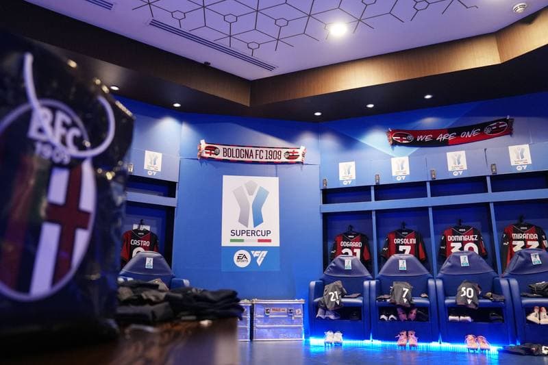 Football. EA Sports FC Supercup. Napoli - Bologna. 22.12.2025