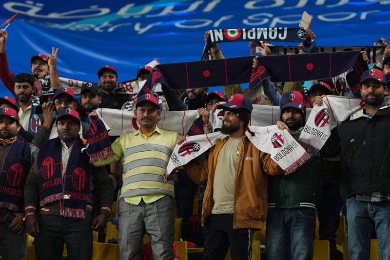 Football. EA Sports FC Supercup. Napoli - Bologna. 22.12.2025
