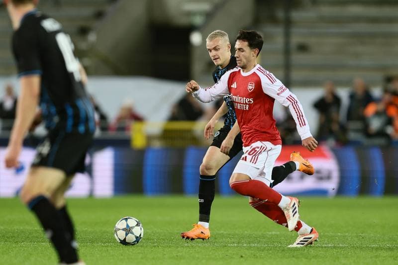 Football. UEFA Champions League. Club Brugge - Arsenal. 10.12.2025
