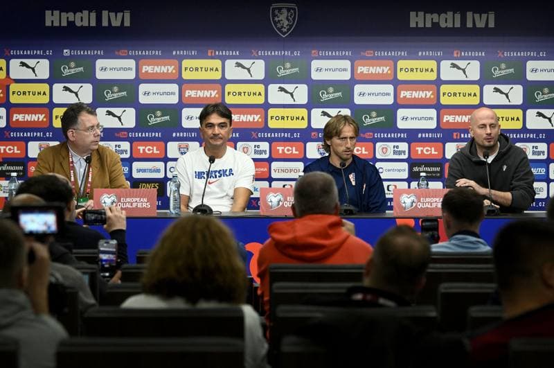 Football. Croatia. Press Conference. 08.10.2025