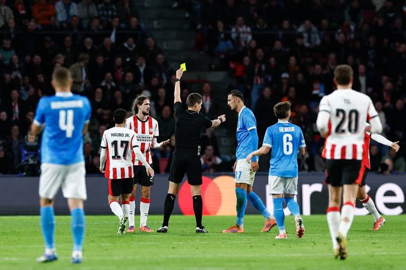Football. UEFA Champions League. PSV Eindhoven - Napoli. 21.10.2025
