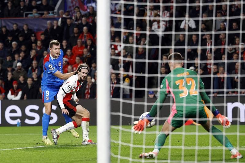Football. UEFA Champions League. PSV Eindhoven - Atletico Madrid. 09.12.2025