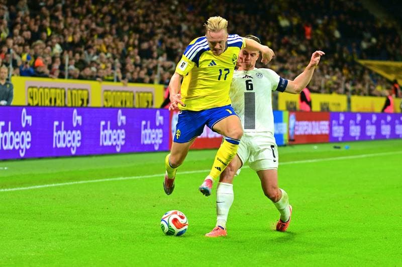 Football. FIFA World Cup Qualifiers. Sweden - Slovenia. 18.11.2025