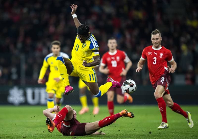 Football. FIFA World Cup Qualifier. Switzerland - Sweden. 15.11.2025
