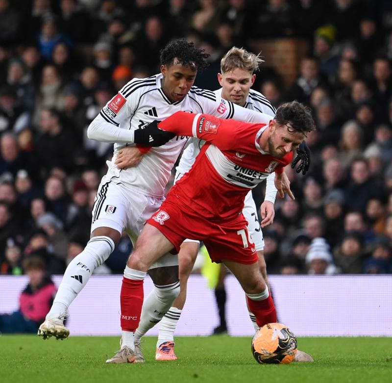 Football. Emirates FA Cup. Fulham - Middlesbrough. 10.01.2026