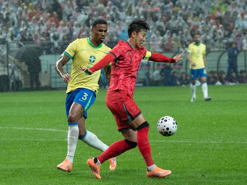 Football. Friendly Match. South Korea - Brazil. 10.10.2025