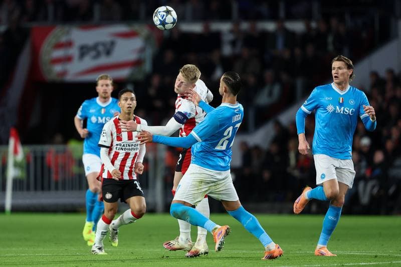 Football. UEFA Champions League. PSV Eindhoven - Napoli. 21.10.2025