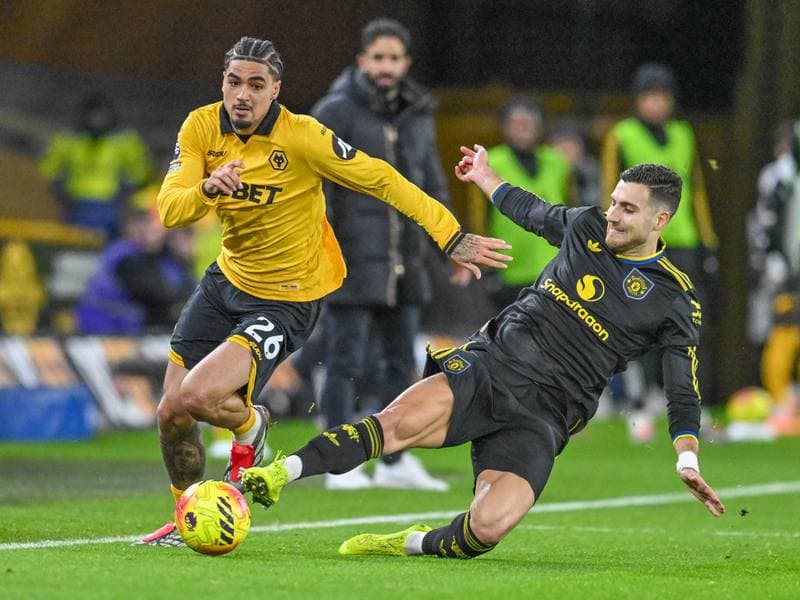 Football. Premier League. Wolverhampton Wanderers - Manchester United. 08.12.2025