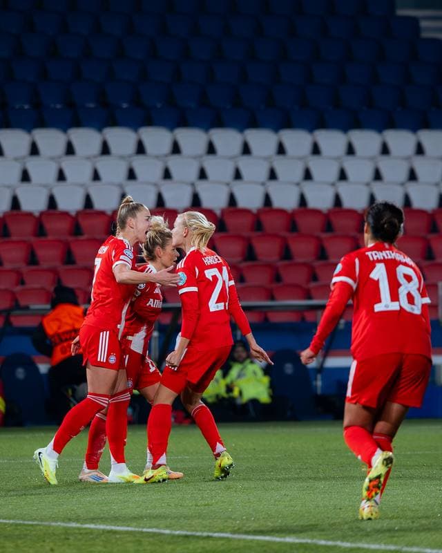 Football. UEFA Women's Champions League. Paris Saint-Germain - FC Bayern Munich. 16.03.2026