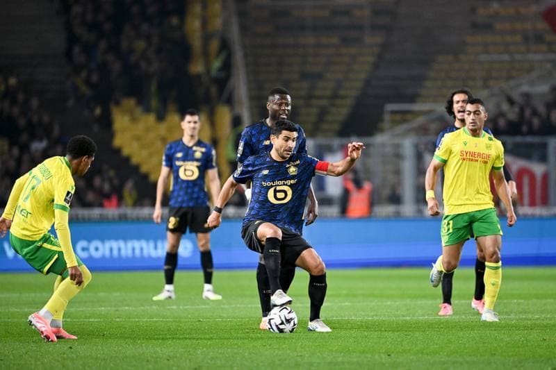 Football. Ligue 1. FC Nantes - Lille OSC. 19.10.2025