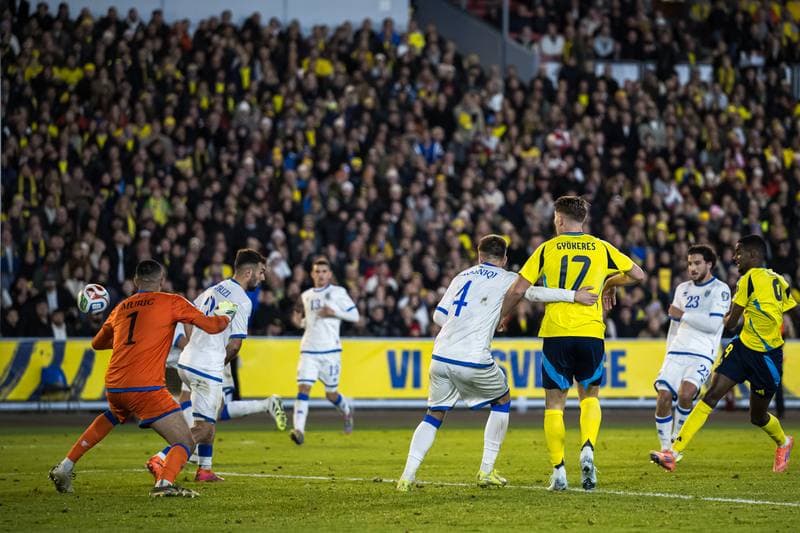 Football. FIFA World Cup Qualifier. Sweden - Kosovo. 13.10.2025