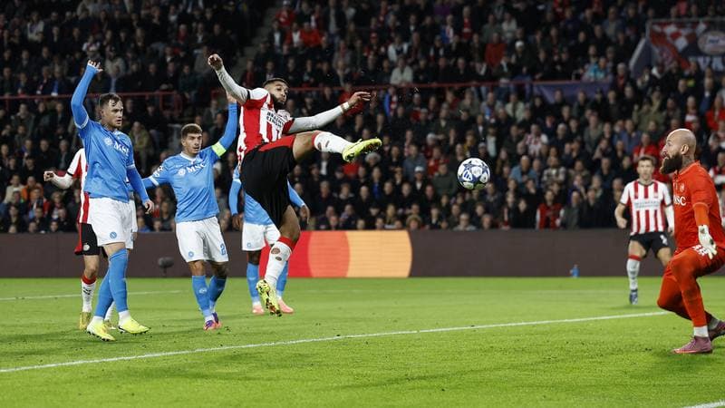 Football. UEFA Champions League. PSV Eindhoven - Napoli. 21.10.2025