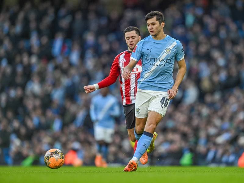Football. Emirates FA Cup. Manchester City - Exeter City. 10.01.2026