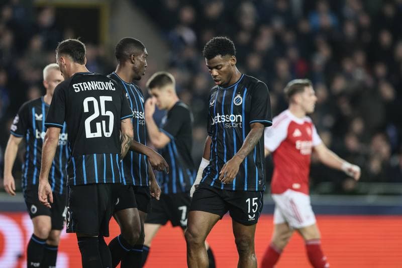 Football. UEFA Champions League. Club Brugge - Arsenal. 10.12.2025