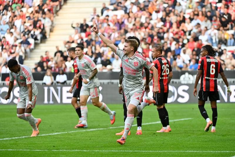 Football. Ligue 1 McDonald's. OGC Nice - Olympique Lyonnais. 18.10.2025