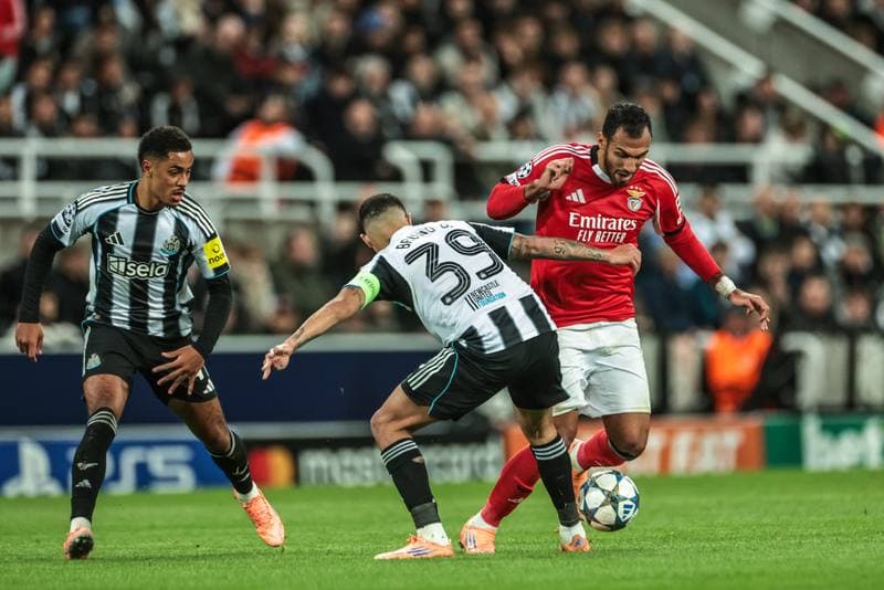 Football. UEFA Champions League. Newcastle United - Benfica. 21.10.2025