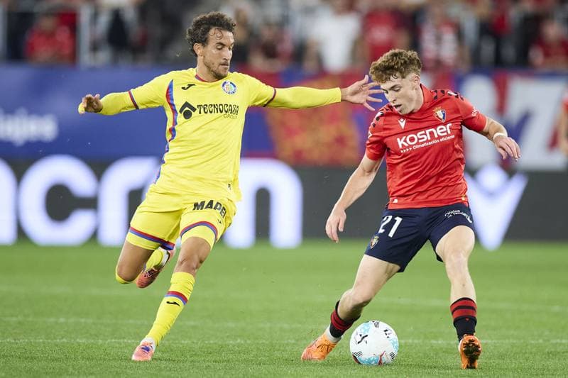 Football. La Liga. CA Osasuna - Getafe CF. 03.10.2025