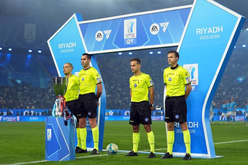 Football. EA Sports FC Supercup. Napoli - Bologna. 22.12.2025