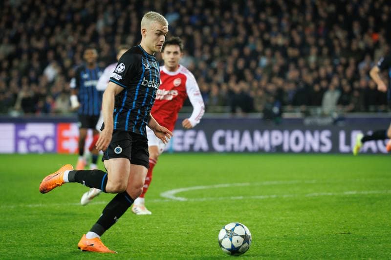 Football. UEFA Champions League. Club Brugge - Arsenal. 10.12.2025