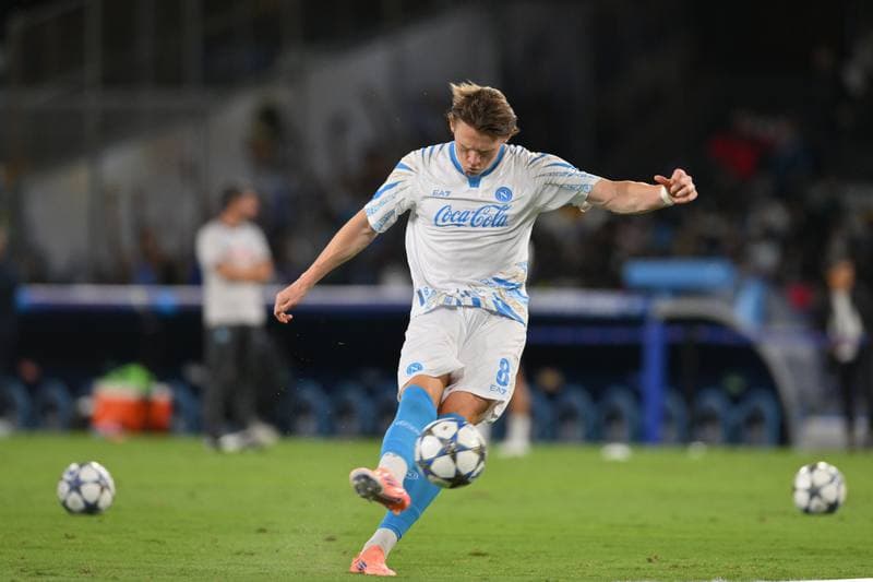 Football. UEFA Champions League. Napoli - Sporting CP. 01.10.2025