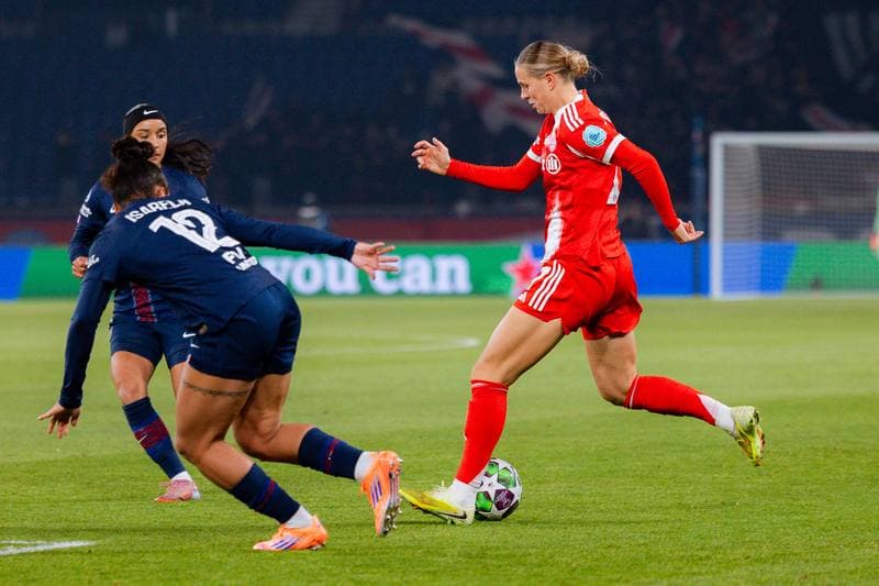 Football. UEFA Women's Champions League. Paris Saint-Germain - FC Bayern Munich. 16.03.2026