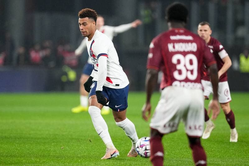 Football. Ligue 1. FC Metz - Paris Saint-Germain. 13.12.2025
