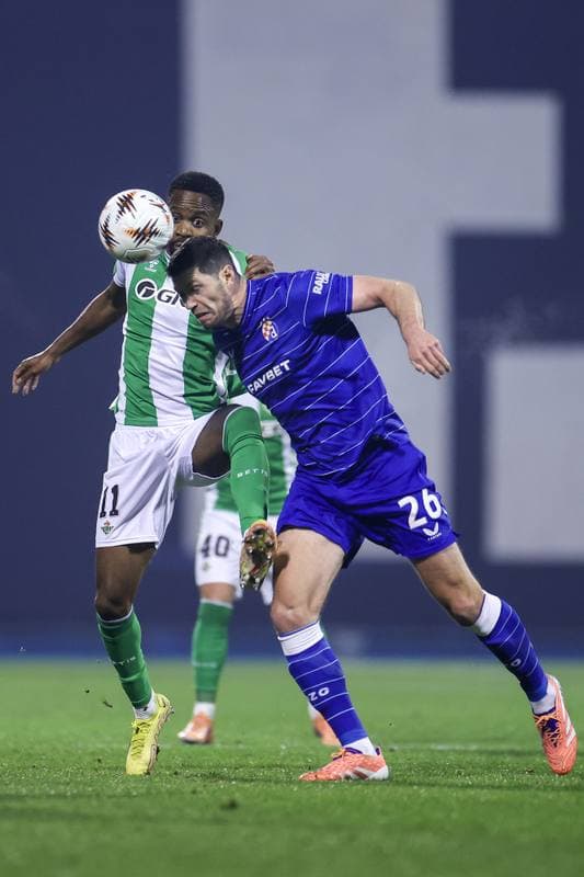 Football. UEFA Europa League. GNK Dinamo - Real Betis. 11.12.2025