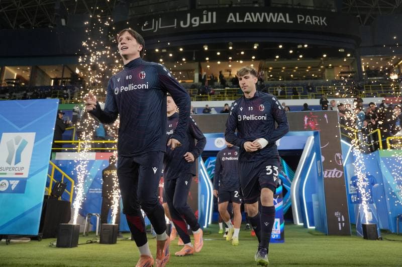 Football. EA Sports FC Supercup. Napoli - Bologna. 22.12.2025