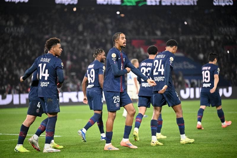 Football. Ligue 1. Paris Saint-Germain - RC Strasbourg Alsace. 17.10.2025