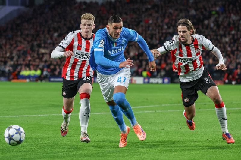 Football. UEFA Champions League. PSV Eindhoven - Napoli. 21.10.2025