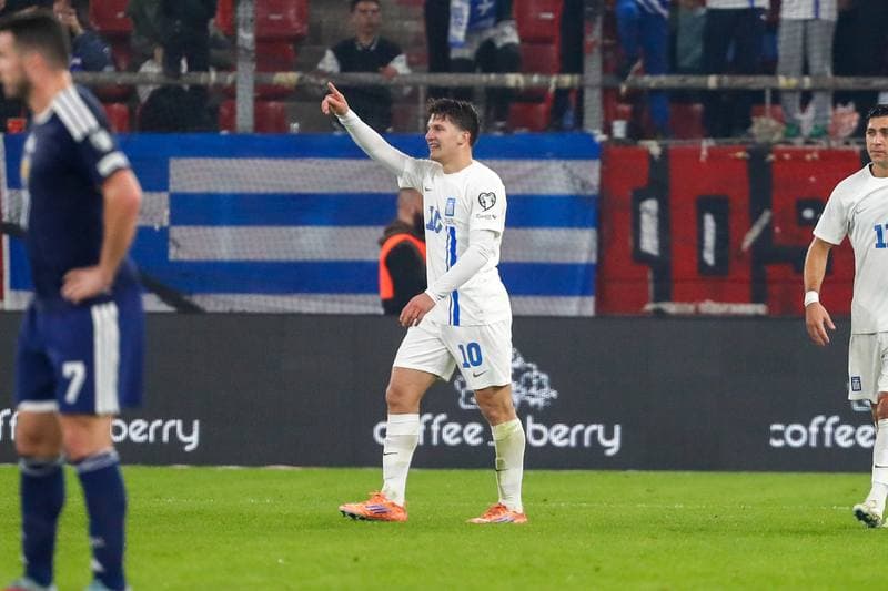 Football. 2026 FIFA World Cup Qualifiers. Greece - Scotland. 15.11.2025