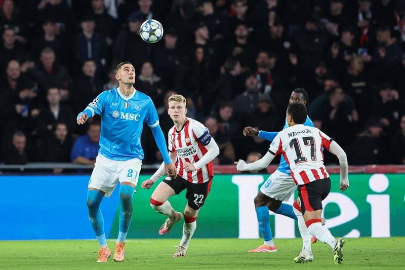 Football. UEFA Champions League. PSV Eindhoven - Napoli. 21.10.2025